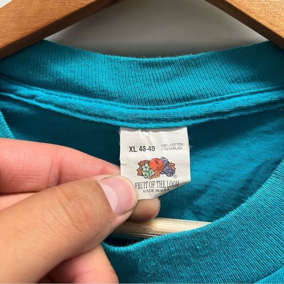 Vintage Single Stitch Pocket Tee on Fruit of The Loom Blank (XL) (Made In USA) - Picture 3 of 3